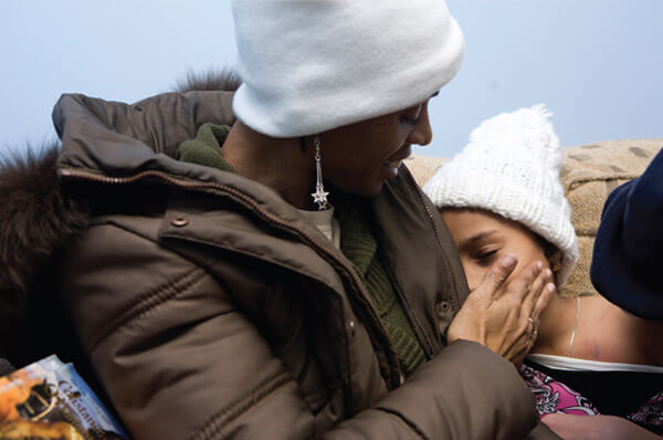 Patients waiting for consultations in the Scarborough clinic. Photos by Arantxa Cedillo