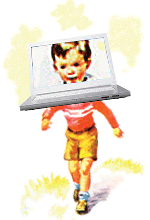 Generations see screens differently. Illustration by Dave Donald