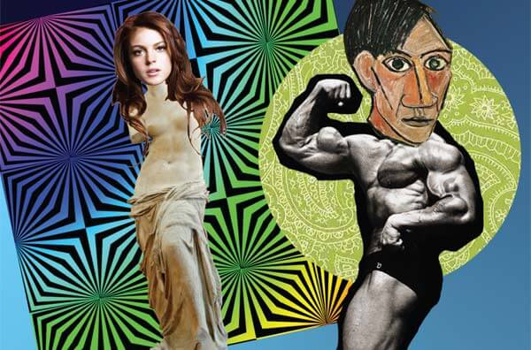 Tumblr reflects contemporary pop culture: not so much like blogging, more like collage. Illustration by Dave Donald.