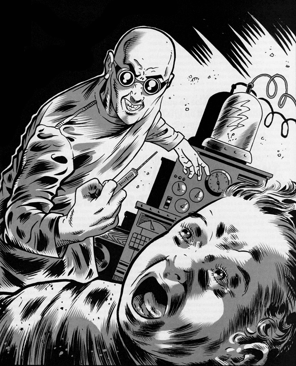 Why are so many progressives rejecting science as a vast right-wing conspiracy? Illustration by Dominic Bugatto.