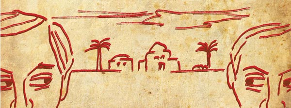 Out of the country, back into the closet. Illustration by Don Charles.