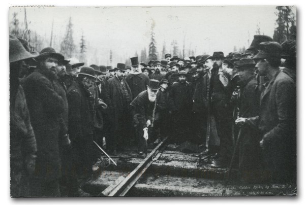Last Spike at Craigellachie, B.C.