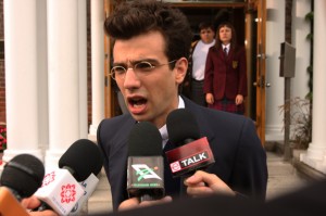Jay Baruchel in The Trotsky. Copyright Alliance Films.