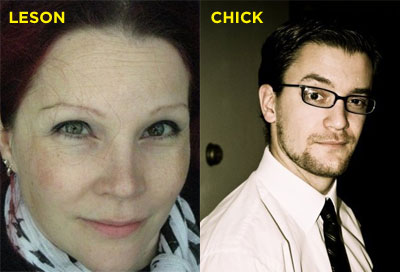 Heather Leson, left, and Brian Chick, coordinators of Crisis Commons in Canada