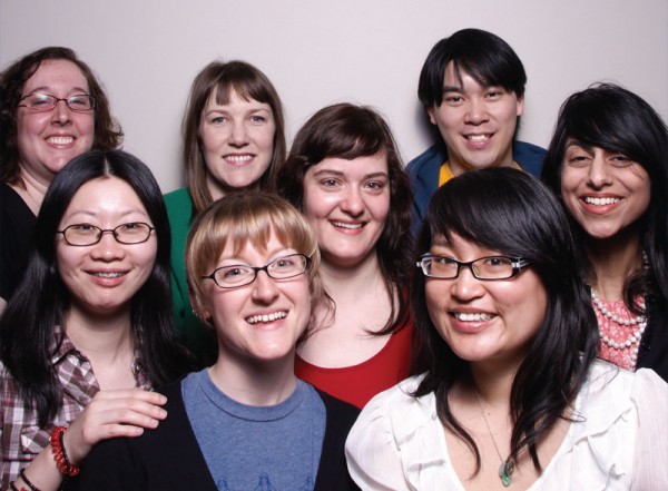 The Shameless editorial collective. Photo by Robin Hart Hiltz.