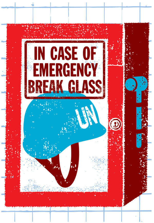 United Nations Emergency Peace Service. Illustration by Matt Daley.