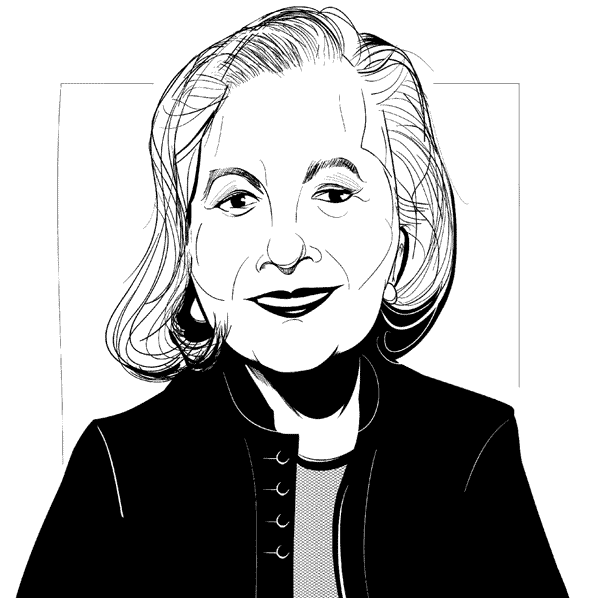 Ratna Omidvar. Illustration by Antony Hare.