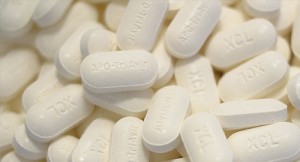 Apo-TriAvir, the generic HIV/AIDS drug. A Canadian law making its manufacture and export easier is likely finished in parliament. Image courtesy Apotex.