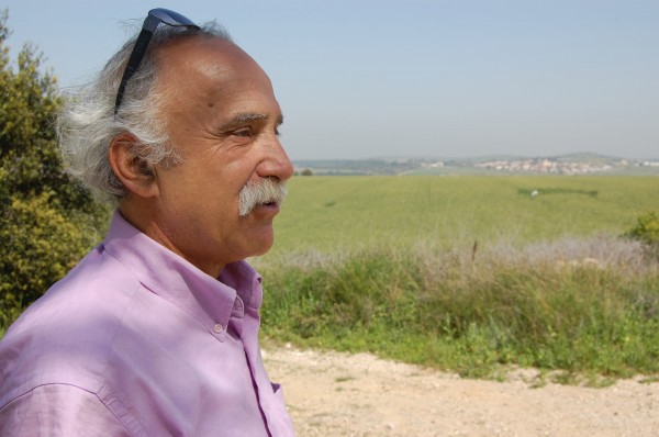 David Warchawski standing in Canada Park near Jerusalem. Photo by Jillian Kestler-D’Amours.