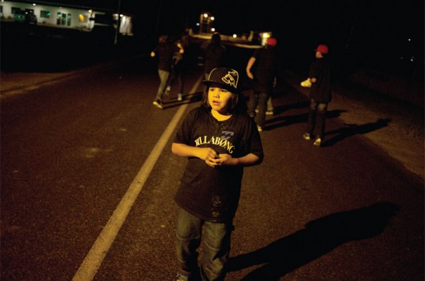 Young people in Fort Chipewyan are increasingly disconnected from their traditional culture. Young people in Fort Chipewyan are increasingly disconnected from their traditional culture.